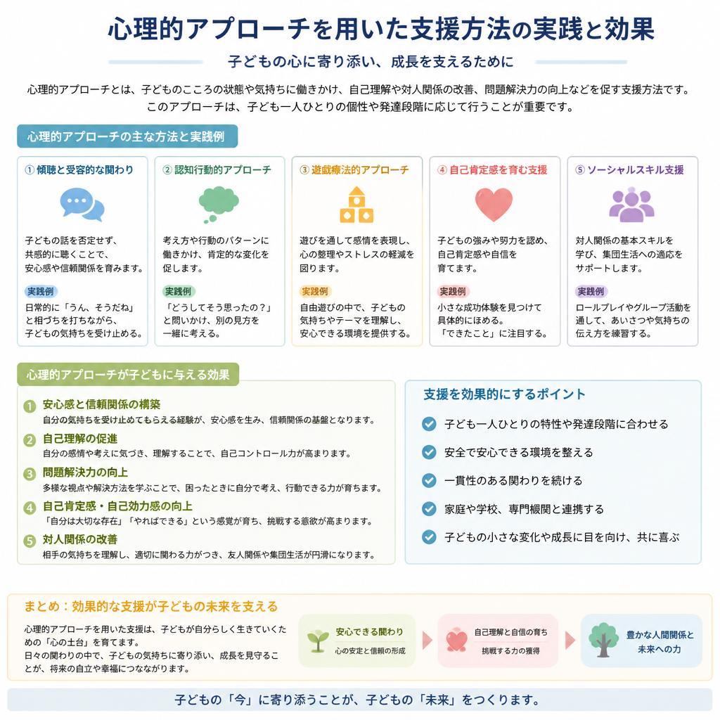心理的アプローチの重要性