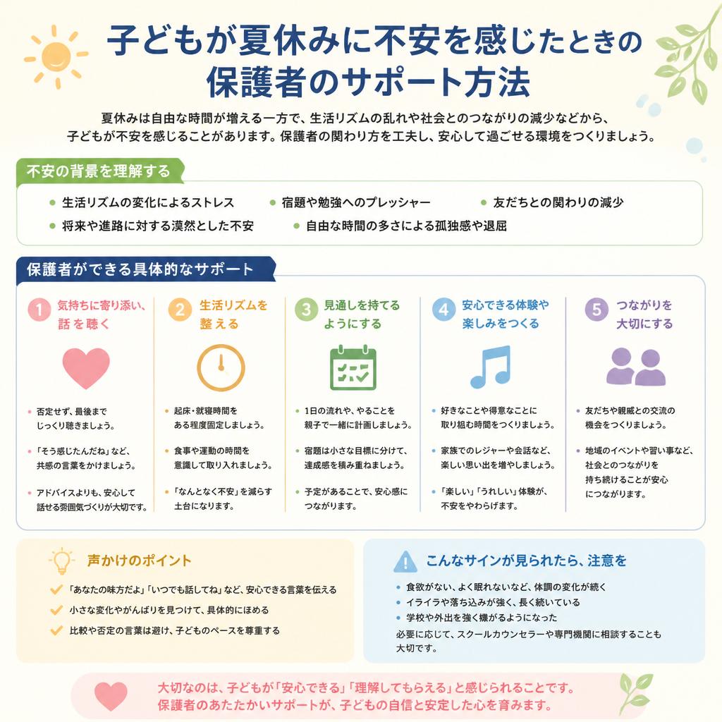 保護者としての悩み