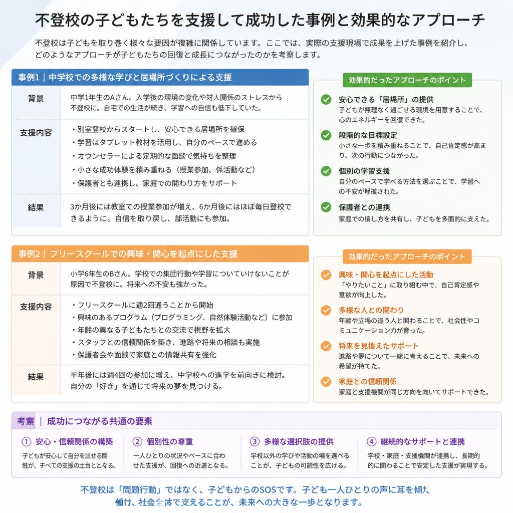 不登校対策の成功事例