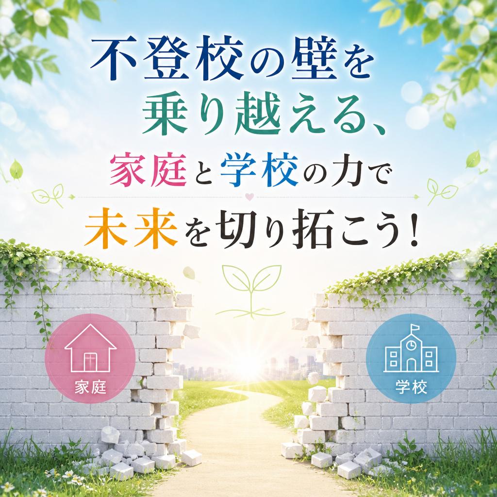不登校の壁を乗り越える、家庭と学校の力で未来を切り拓こう！