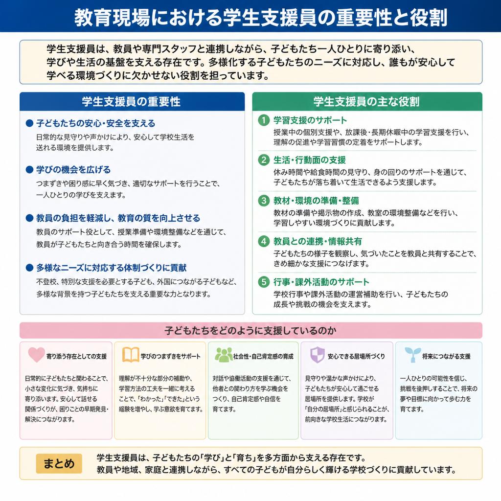 学生支援員の役割とは？