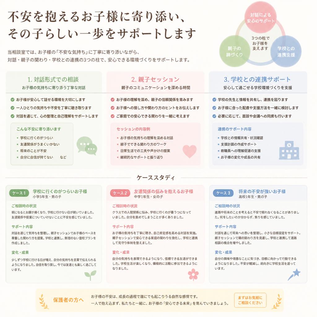 具体的なサポート内容