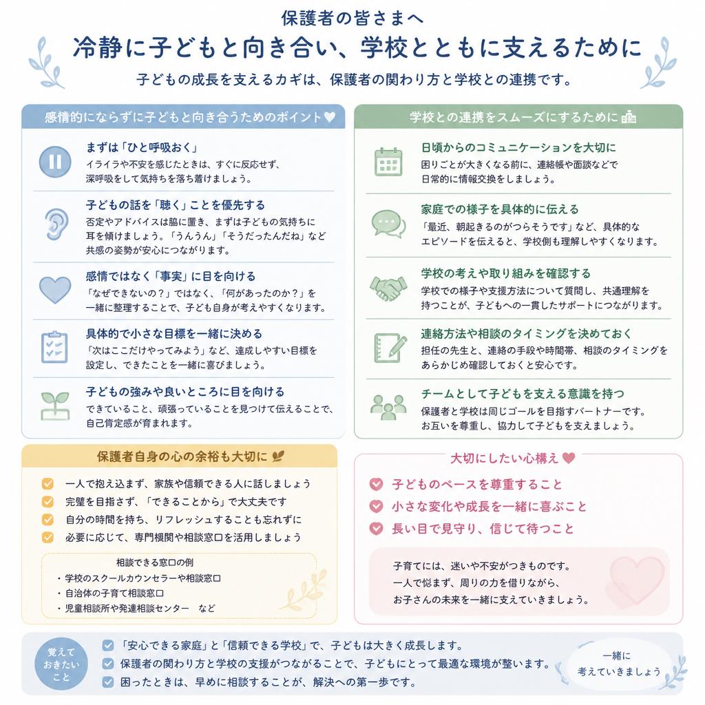 保護者のためのサポート